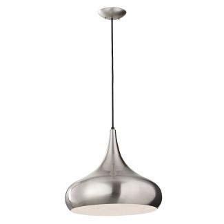 ELSTEAD Beso FE-BESO-P-L-BS 1 Light Large Pendant - Brushed Steel