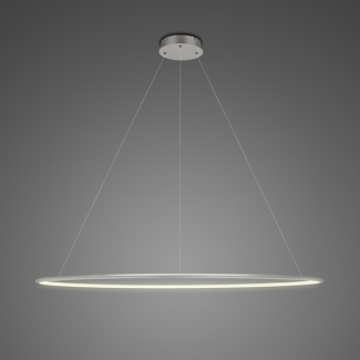 ALTAVOLA DESIGN LA073/P_120_in_3k_silver Lampa wisząca Ledowe Okręgi No.1 Φ120 cm in 3k srebrna