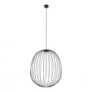 TK-LIGHTING 11301 SPHERA L BLACK LAMPA WISZĄCA 1XGX53