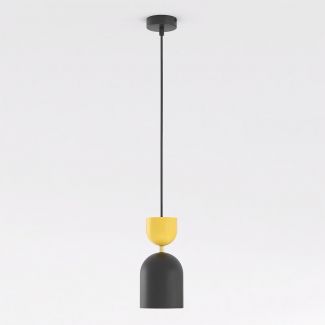 EMIBIG 1739/1 GAUDI 1 BLACK ORANGE Lampa wisząca
