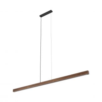 TK-LIGHTING 11654 VIGA WOOD LED SOSNA SZCZOTKOWANA ORZECH LAMPA WISZĄCA