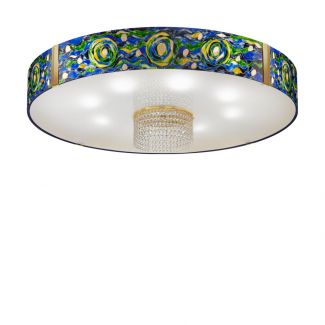 KOLARZ 0345.18S.3AQ.BG.OKPT EMOZIONE lampa sufitowa złoto 24K