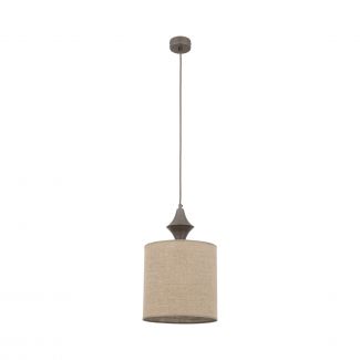 TK-LIGHTING 11438 AMURA NEW BROWN LAMPA WISZĄCA 1XE27