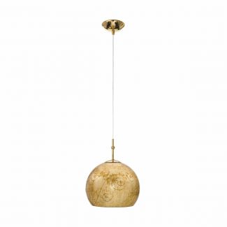 KOLARZ 0392.31S.3.ME.AU LUNA lampa wisząca złoto 24K
