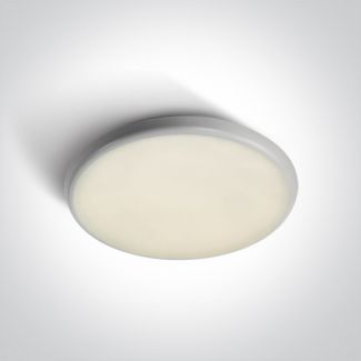 ONE LIGHT 67370/W/C Kavos biały plafon LED 4000K 25W IP54