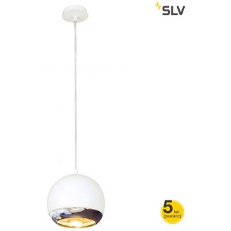 SLV 133481 LIGHT EYE lampa wisząca, biała/chrom, GU10, maks. 75W,