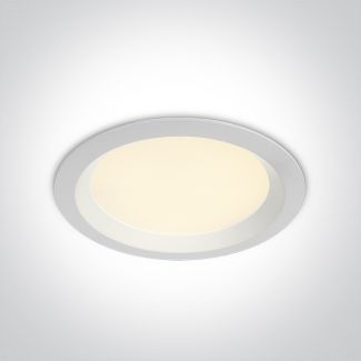 ONE LIGHT 10130UV/W Ennato biały downlight SMD LED UGR19 IP44 z regulacją CCT 3000K-4000K-6000K 30W