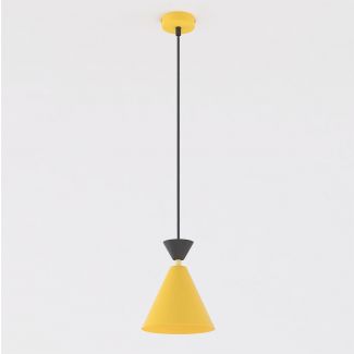 EMIBIG 1742/1 KLEVER 1 ORANGE BLACK Lampa wisząca