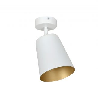 EMIBIG 407/1 PRISM 1 WHITE / GOLD LAMPA WISZĄCA