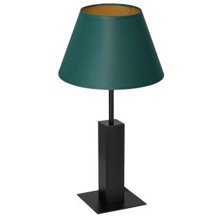 LUMINEX 3645 oprawa przenośna Table lamps lampa stołowa czarny zielony złoty