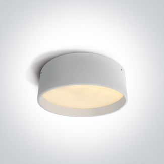 ONE LIGHT 67438/W/W Sinora biały plafon LED 3000K 40W IP44
