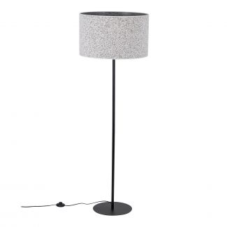 TK-LIGHTING 16166 VELLUM BLACK LAMPA PODŁOGOWA 1XE27