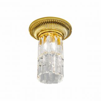 KOLARZ 0346.11.3 MILORD CRYSTAL lampa sufitowa złoto 24K