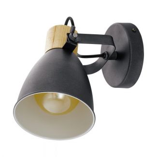 EGLO 99074 LAMPA COSWARTH SPOT WL/DL/1 E27 ANTHRAZIT/HOLZ COSWARTH