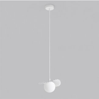 EMIBIG 1759/1 FLORA 1 WHITE OPAL Lampa wisząca