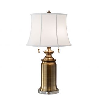 ELSTEAD Stateroom FE-STATEROOM-TL-BB 2 Light Table Lamp - Bali Brass