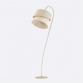 EMIBIG 1712/LP1 CANVA LP1 MOKKA RATTAN Lampa podłogowa
