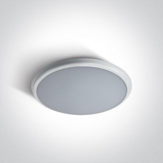 ONE LIGHT 67368/W/W Avlaki biały plafon LED 3000K 18W IP54