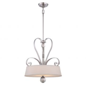 ELSTEAD Madison Manor QZ-MADISON-MANOR-P-IS 4 Light Pendant - Imperial Silver