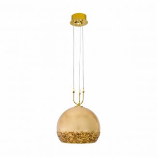 KOLARZ 0392.31+1L.3.LI.GA LUNA lampa wisząca złoto 24K