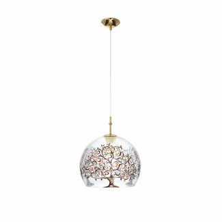 KOLARZ 0392.31M.3.AL.MT LUNA lampa wisząca złoto 24K