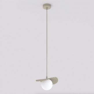 EMIBIG 1760/1 FLORA 1 MOKKA OPAL Lampa wisząca