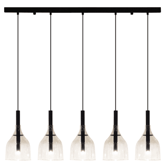 ANTIGO Lampa wisząca Botor 5 - Czarna (910 mm) 5098