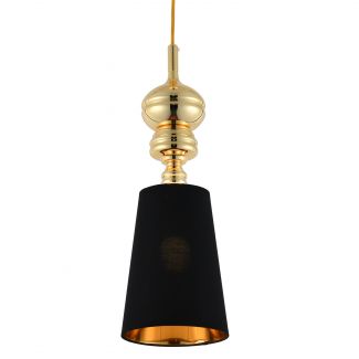 Step into design MP-8846-18 black gold Lampa wisząca QUEEN-1 złoto czarna 18 cm