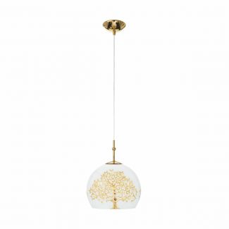 KOLARZ 0392.31S.3.AL.GO LUNA lampa wisząca złoto 24K