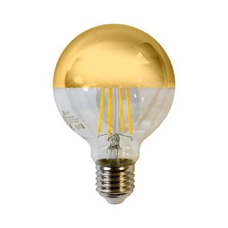 MILAGRO EKZF7810 Żarówka Filamentowa LED 5W G80 E27 GOLD Barwa: Ciepła