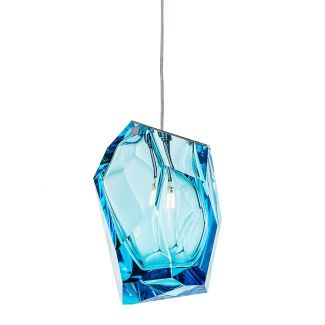 LASVIT ROCK CRYSTAL Pendant, Singe, Blue