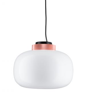Step into Design 9969P/B white Lampa wisząca BOOM LED biało miedziana 35 cm