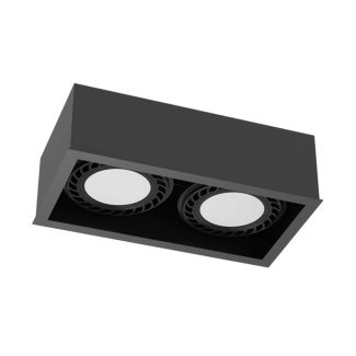 ANTIGO Plafon Cage out 1-2 - Czarny (85 mm) 1273