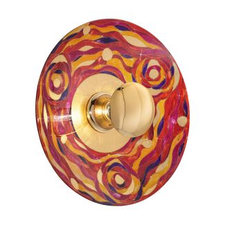 KOLARZ 0415.61XXL.V1.3.RV LUNA lampa ścienna złoto 24K
