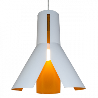 ALTAVOLA DESIGN LA045/P_white-orange Origami Design No.1