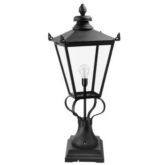 ELSTEAD WILMSLOW WSLN1 BLACK Pedestal Lantern