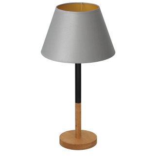 LUMINEX 3756 oprawa przenośna Table lamps lampa stołowa czarny brązowy szary złoty