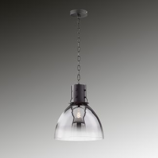 FISCHER & HONSEL 60802 Londo lampa wisząca beżowy, czarny, dymiony