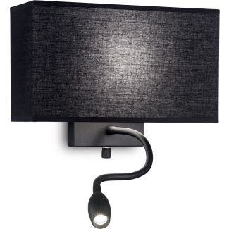 IDEAL LUX HOTEL AP2 ALL BLACK 215709