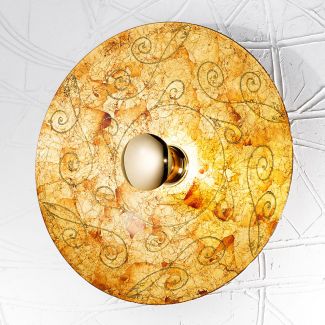 KOLARZ 0331.61L.V1.3 LUNA lampa ścienna złoto 24K