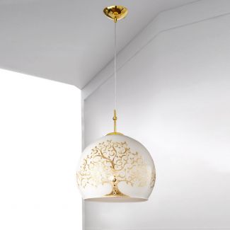 KOLARZ 0392.31L.3.AL.GO LUNA lampa wisząca złoto 24K