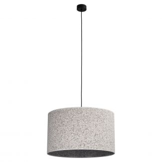 TK-LIGHTING 10751 VELLUM BLACK LAMPA WISZĄCA 1XE27 500