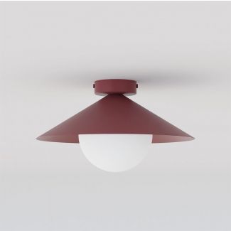 EMIBIG 1720/1S MONO 1S PLAFON BURGUNDY OPAL Lampa sufitowa