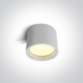 ONE LIGHT 12115L/W/W Tasos biała oprawa sufitowa SMD LED 3000K 15W