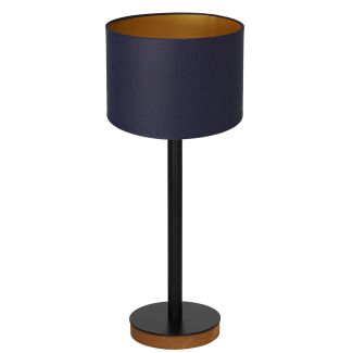 LUMINEX 3838 oprawa przenośna Table lamps lampa stołowa czarny brązowy niebieski złoty