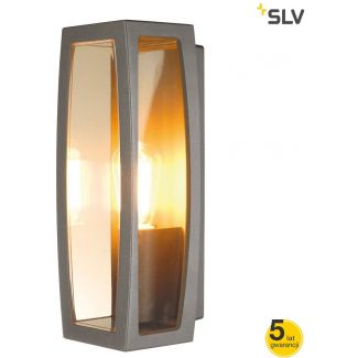 SLV 230655 MERIDIAN BOX 2 lampa zewnętrzna, antracyt, E27, maks. 25W, przezroczysty plastik