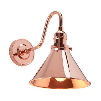 ELSTEAD Provence PV1-CPR 1 Light Wall Light - Polished Copper