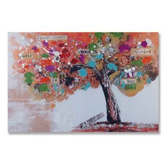 ARTEHOME AH-P 444B Obraz 90/60cm Rajski Ogród ręcznie malowany na płótnie
