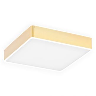 WYPRZEDAŻ ARGON ATLANTIS 4051 plafon LED średni złoty połysk, białe wykończenie