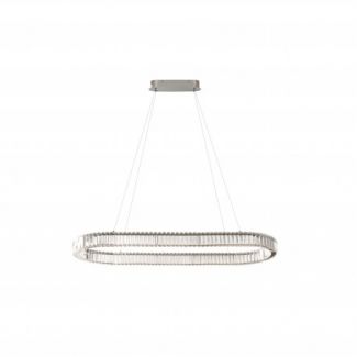 AZZARDO AZ6710 SPARK OVAL PENDANT 120 CCT DIMM CH + REMOTE CONTROL